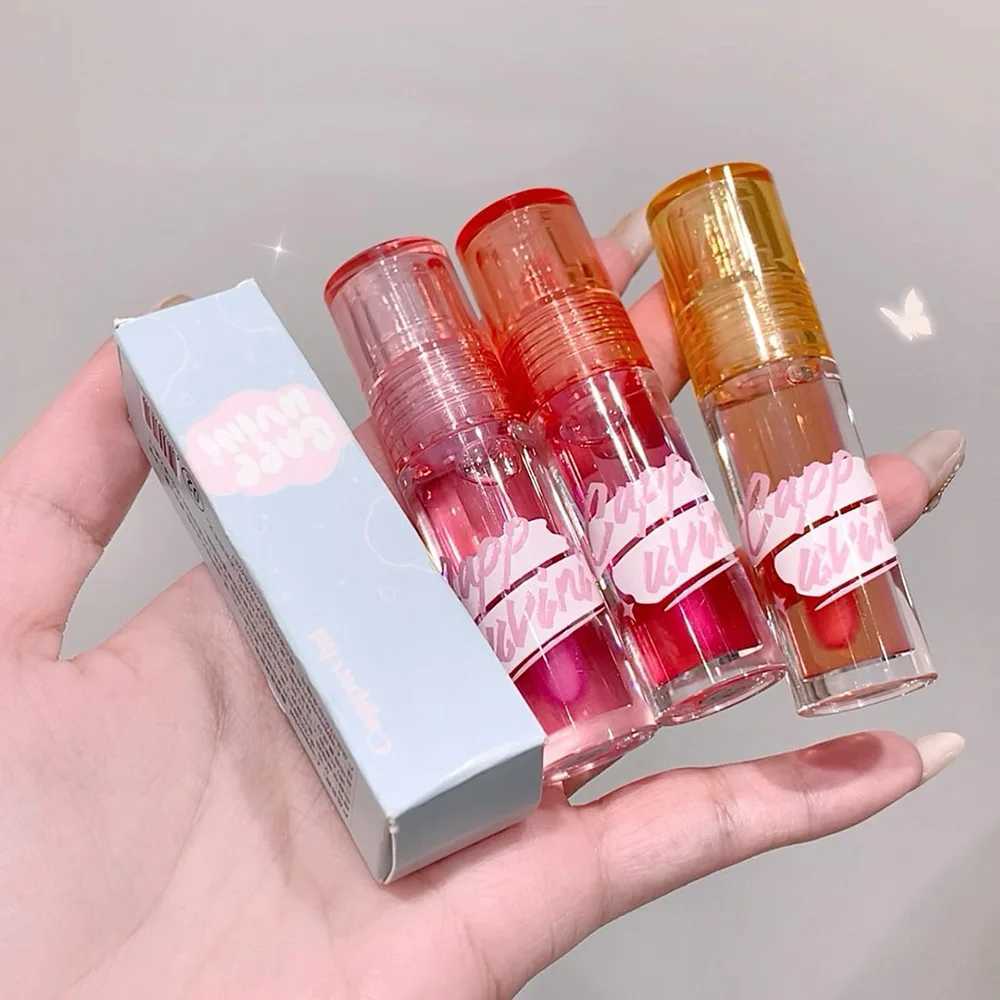Cappuvini Hydrating Temperature Color Changing Lip Oil Reduces Lip Lines Moisturizing Daily Care Lip Glaze Lip BalmW250219