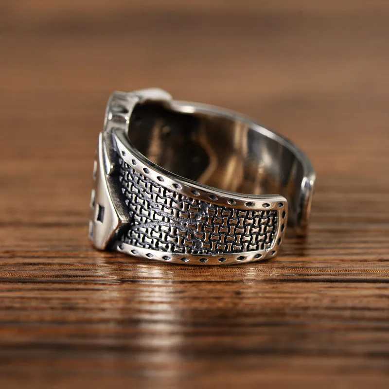 New Vintage Opening Rings For Women Men Playing Card Finger Stainless Steel Lucky Poker Ring Fashion Party Jewelry GiftsXJ250219