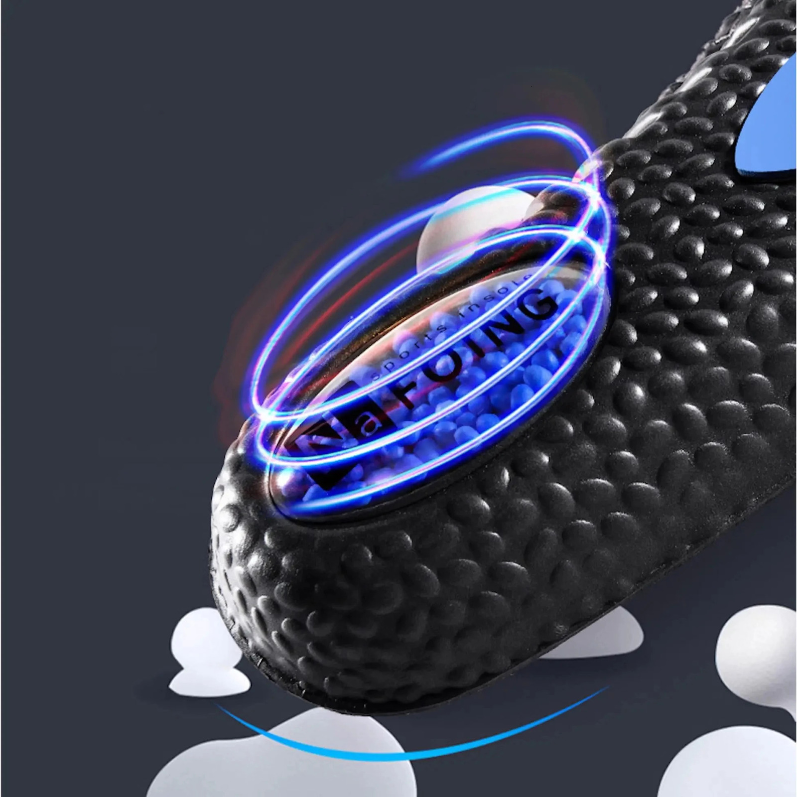 Upgraded Sports Shock Absorption Insoles High Elastic Running Sneaker Pads Rebound Deodorant Comfortable Feet Cushion 250219
