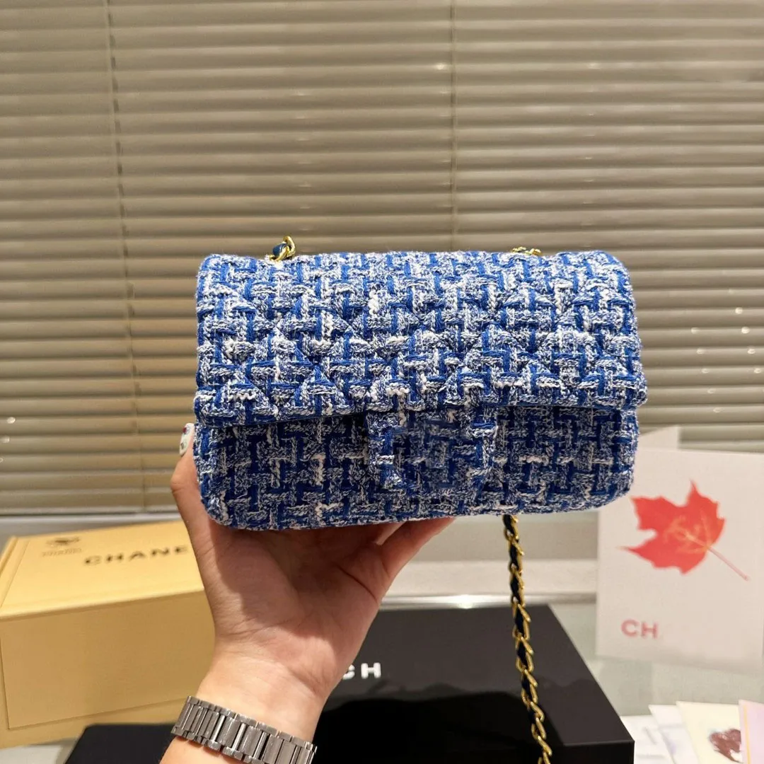 Tweed Fashion Crossbody Bag Designer Women's Handbag Tote Shopping Bag Tote Handbag Tote Fashion Wallet Tote Bag001