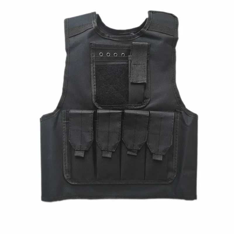 Children Combat Camouflage Vest Kids Airsoft Vests Outdoor Paintball Tactical Waistcoat CS Gear Boys Girl Sniper UniformXJ250219