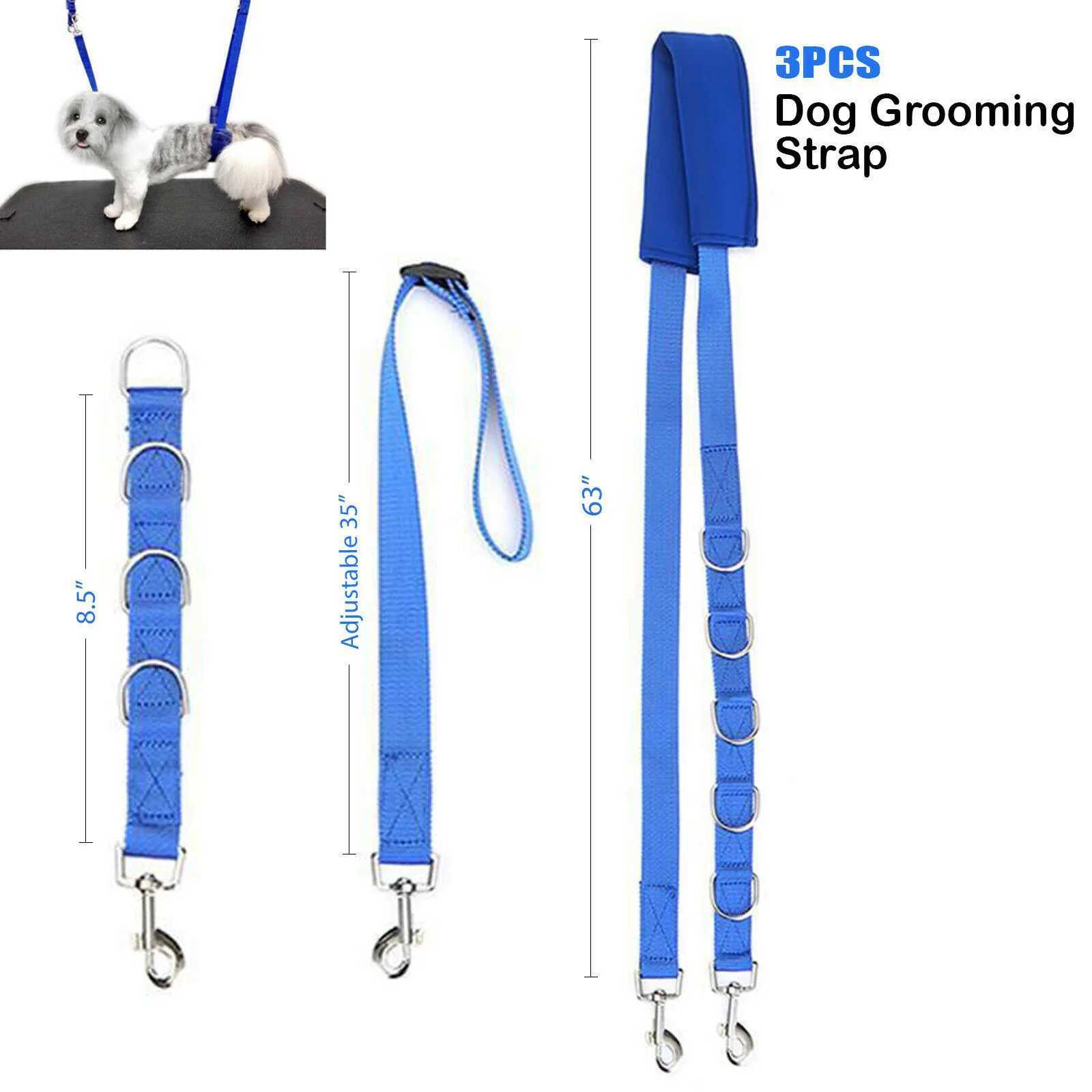 Pet Grooming Strap Set Dog Leash Solid Dog Chain Dog Collar Bath Supplies Grooming RopeXJ250218