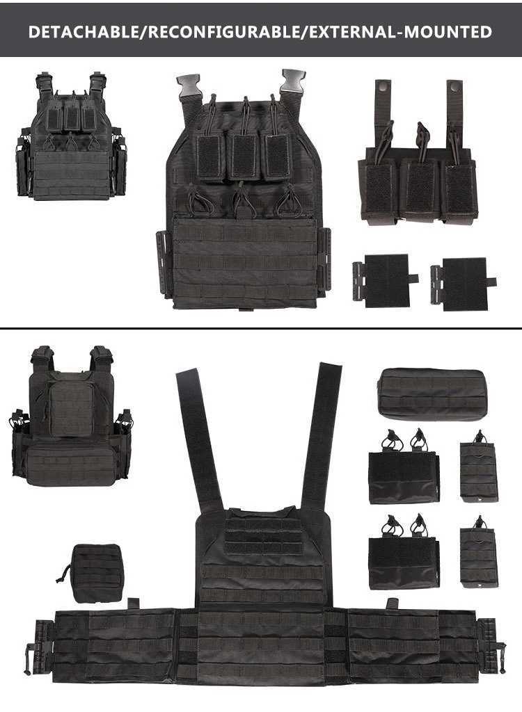 Outdoor Quick Dismantling Tactical Vest Outdoor Equipment 6094 Tactical Vest CS Training EquipmentXJ250219