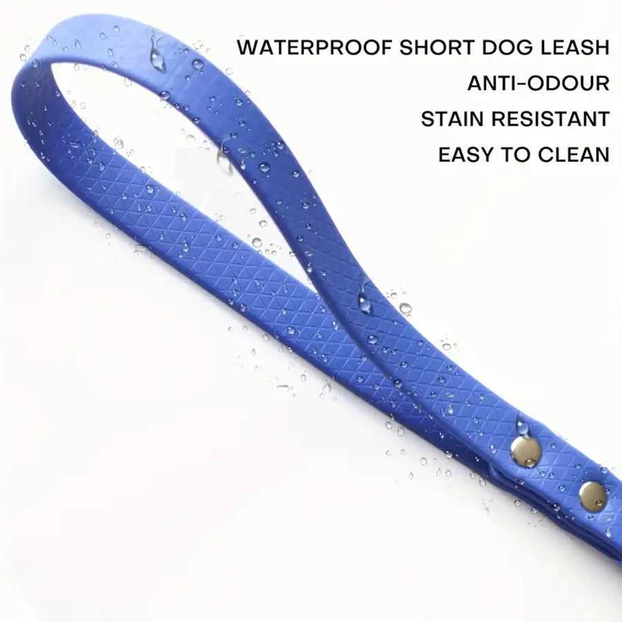 Short Dog Leash 3/5 Wide Biothane Waterproof Traffic Handle Traffic Leash Traffic Lead For Dogs Training WalkingXJ250218