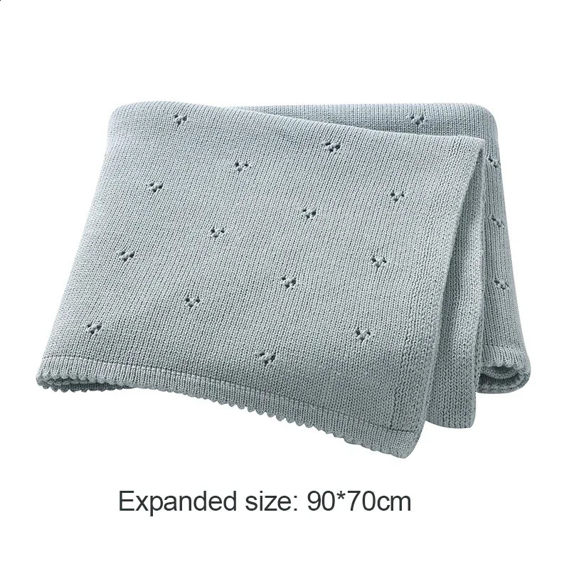 Baby Blankets born Infant Boys Girls Cotton Stroller Nursery Swaddle Wrap Cover Quilts 90*70cm Toddler Outdoor Throw Play Mat 250218