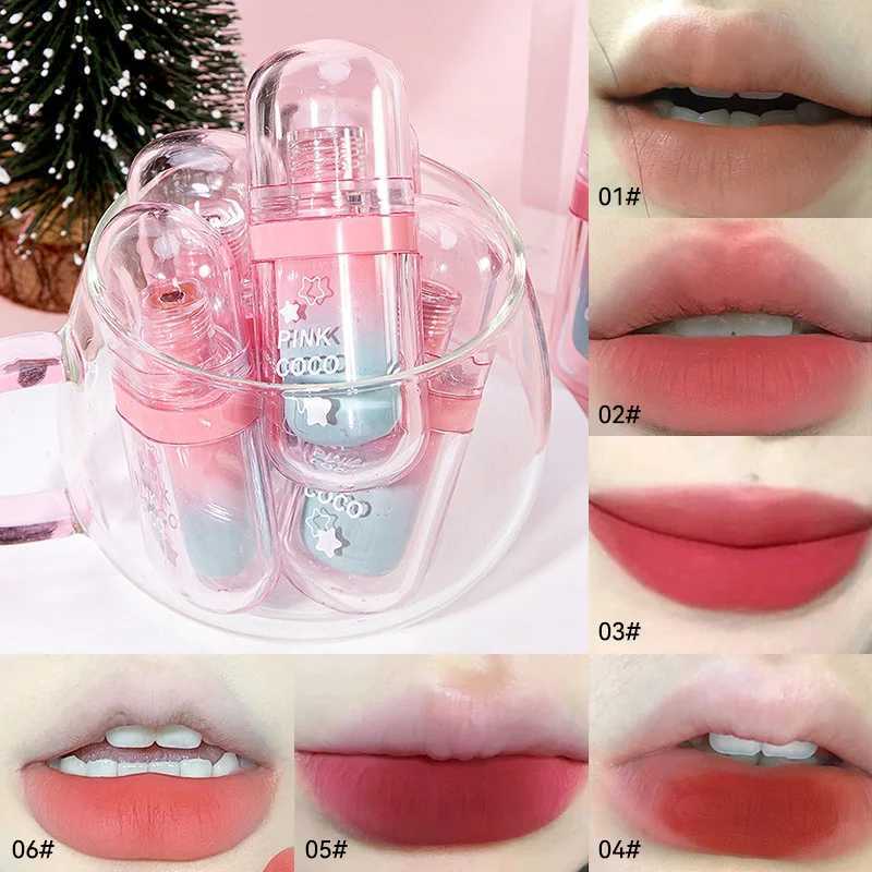 PinkCoco Lucky Star Matte Lip Color - Non transfer formula skin enhancement velvet matte finish lipstickW250219
