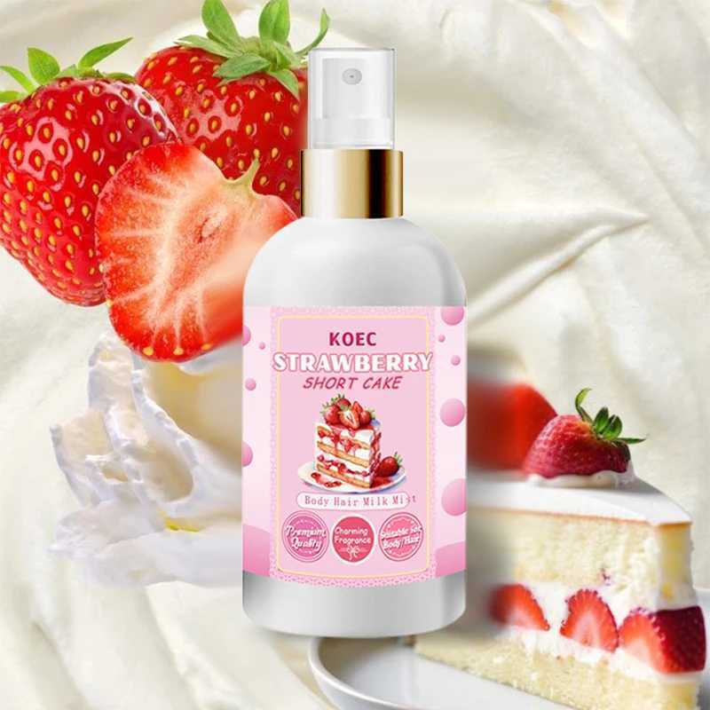 New Arrival Strawberry Smell Body Milk Mist Brand Strawberry Flavour Perfume Musk Refreshing Moisturizing Care Fragrance Perfume Z250219
