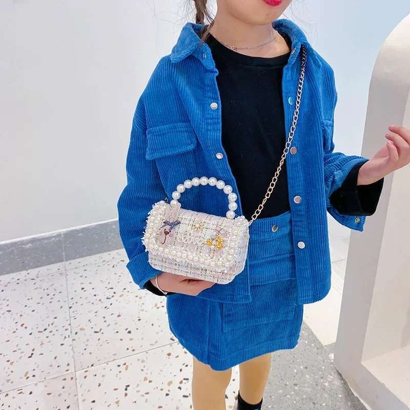 Ddmyshoesvip Children S Small Handheld Crossbody Bag For Going Out Carrying Baby Mini Cute Little Girl Fashion Trend Wer Purse Handbags