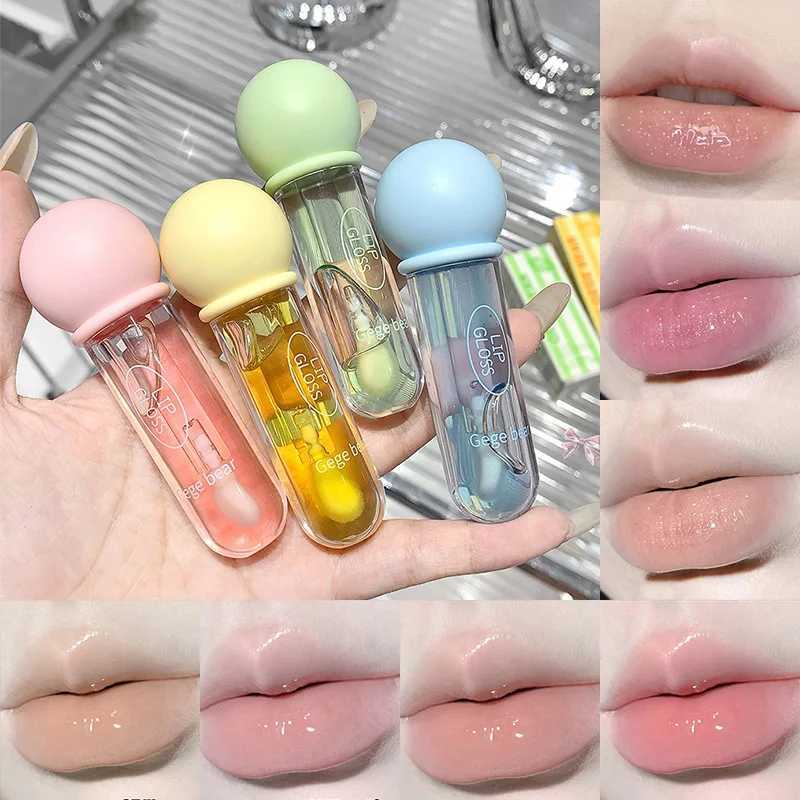 Gogo Bear Pudding Jelly Lip Oil Moisturizes and hydrates fine shine autumn and winter anti-dry cracked lipsW250219