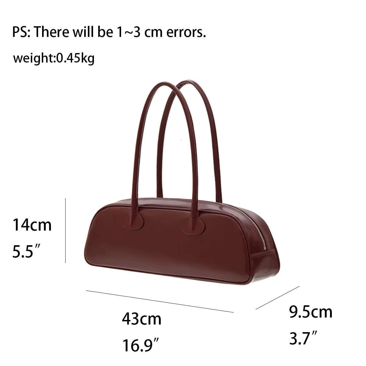 MABULA Brand Simple Genuine Leather Red Underarm Single Shoulder Fashion Cowhide Handbag Korean Large Capacity Bowg Bag