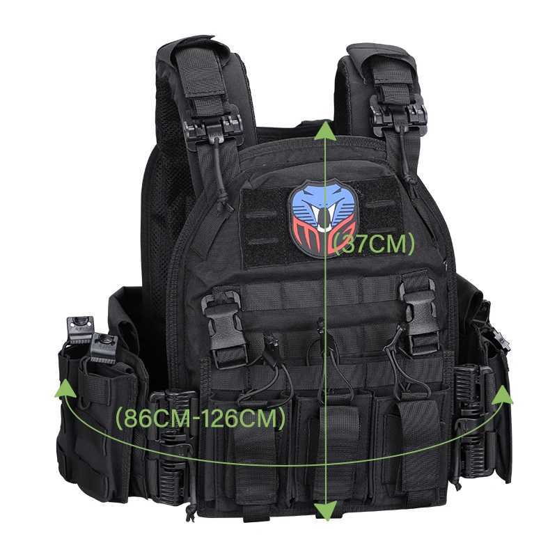 MGFLASHFORCE Tactical Vest Quick Release Molle Plate Carrier Airsoft Hunting Combat Vest for MenXJ250219