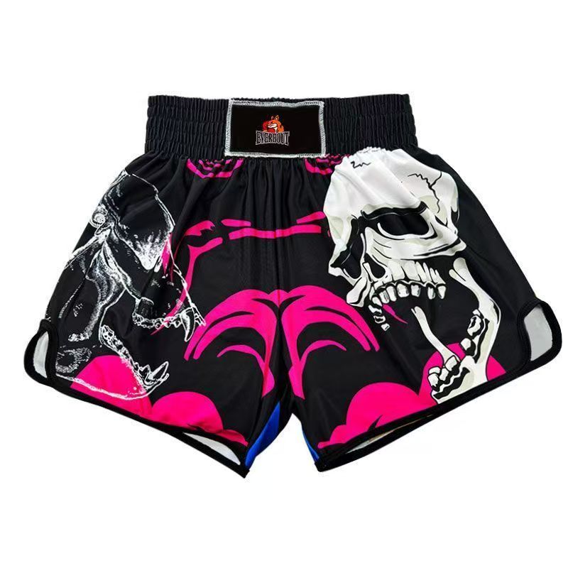 Boxing quick dry shorts Fight men's and women's professional tight boxing shorts beach breathable fitness casual shorts