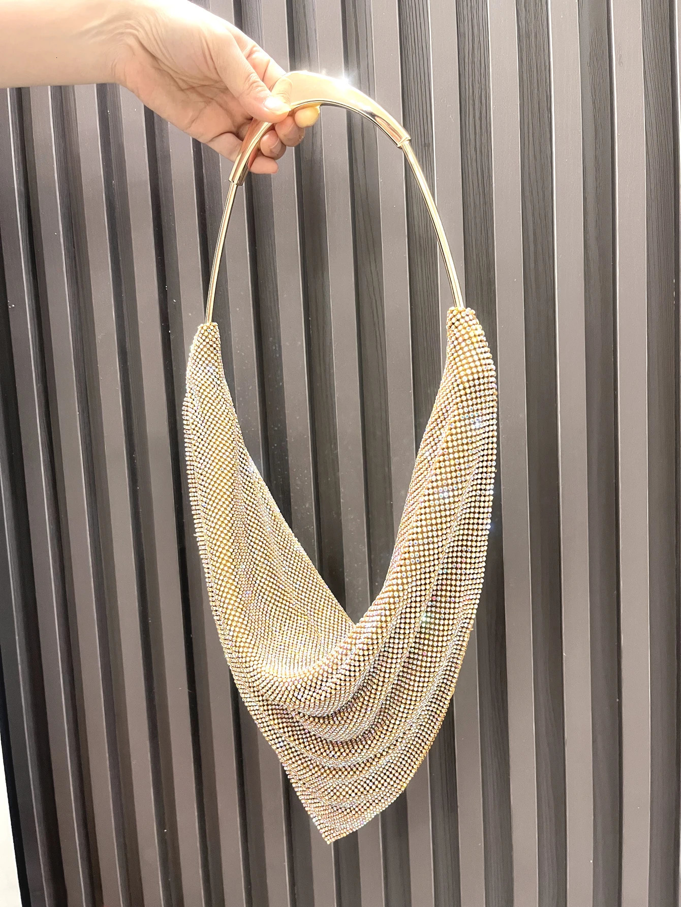 Shining Rhinestones Womens Evening Clutch Bag for Parties y ner Handmade Purses and handbag 250218