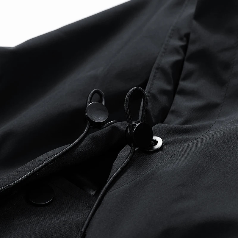 Men Jacket Hooded Big Pocket Windbreaker Trench Coats Oversize 6XL 7XL 8XL Plus Size Waterproof Camping Loose Thin Softshell 250214