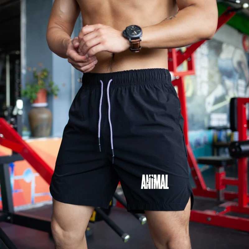 Men's Shorts 2024 New Summer Mens Shorts Quick Dry Nylon Fitness Training Running Sports Shorts Men Plus Size Workout Gym Short Pants z250219