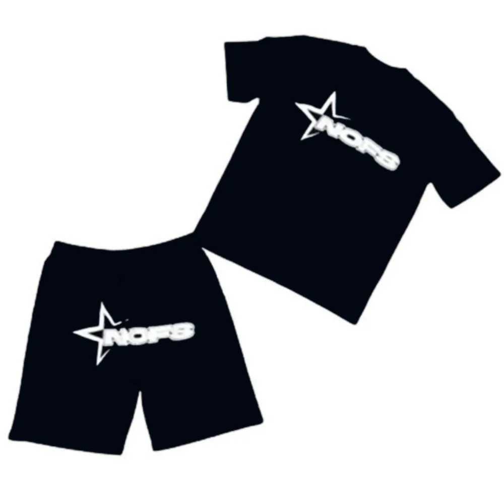 Y2K T-shirt Short Kpop Street Fashion Letter Print Unisex Short Sleeve Tops Casual Loose Drawstring Shorts Women Men Clothes TeeXJ250218