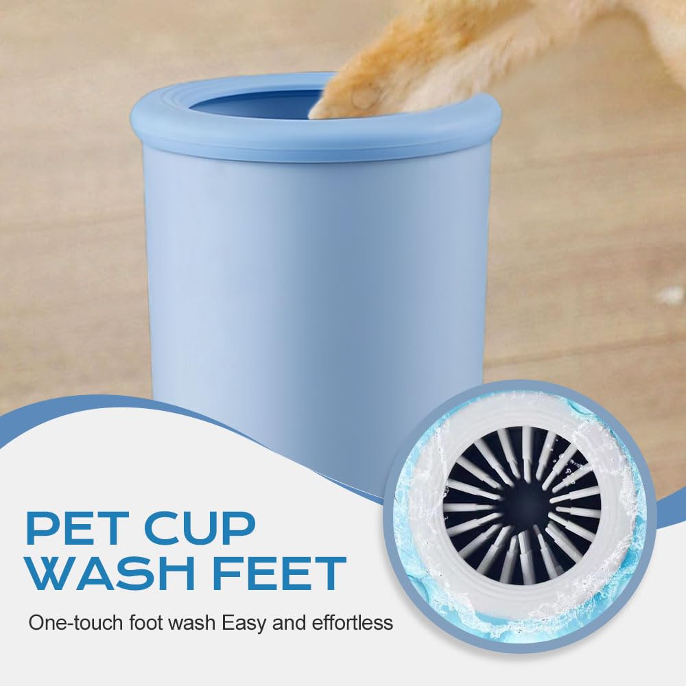 Rechargeable Pet Grooming Accessory Easy-to-Use Doggy Paw Scrubber Compatible with Most Canine Sizes
