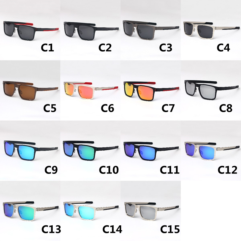 Luxury Brand Sunglasses Polarized Lenses Men Women Designer Sunglasses Hollbrook Metal Sun Glasses Cycling Driving Eyewear Bicycle Goggles