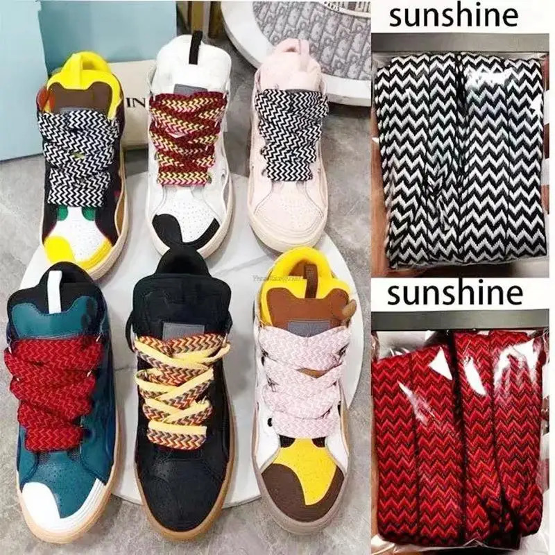 Flat Shoelaces for Sneakers Wavy Bread Shoe Laces y Shoelace Width 15cm2cm3cm Trend Lace Rope Shoes Strings 250219