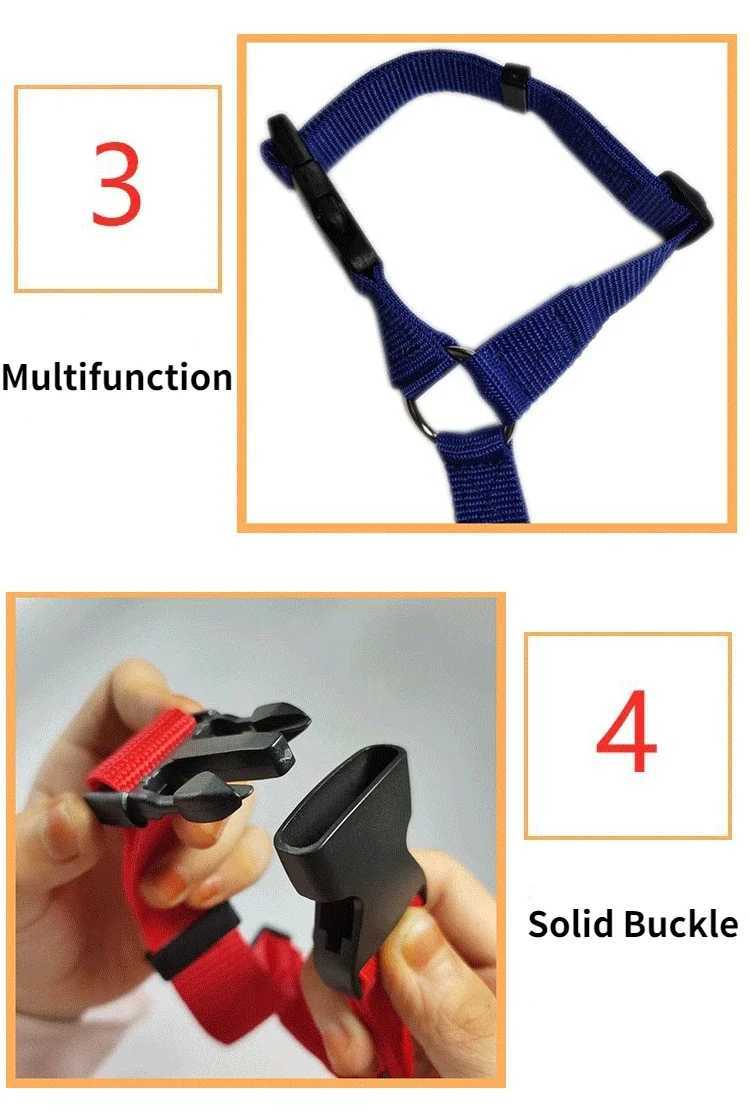 1PC Pet Car Seat Belt Nylon Lead Leash Backseat Safety Belt Adjustable pet collars dog collar cat collarXJ250218