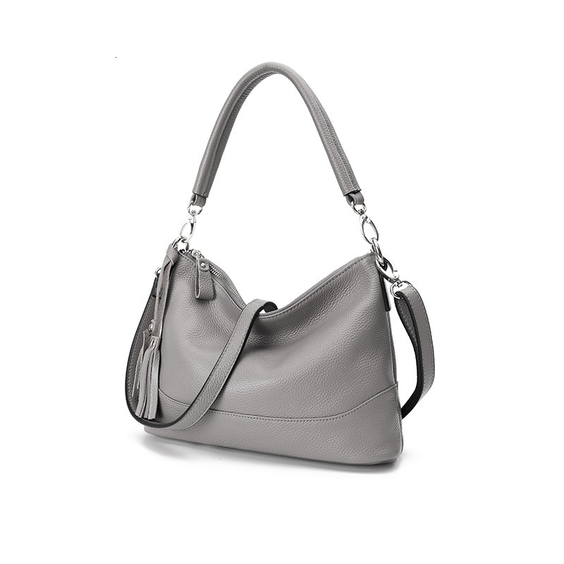2025 New Fashionable Single Women's Bag with Head Layer Casual Simple and Versatile Soft Leather Cross Shoulder Handbag #swissmilitary
