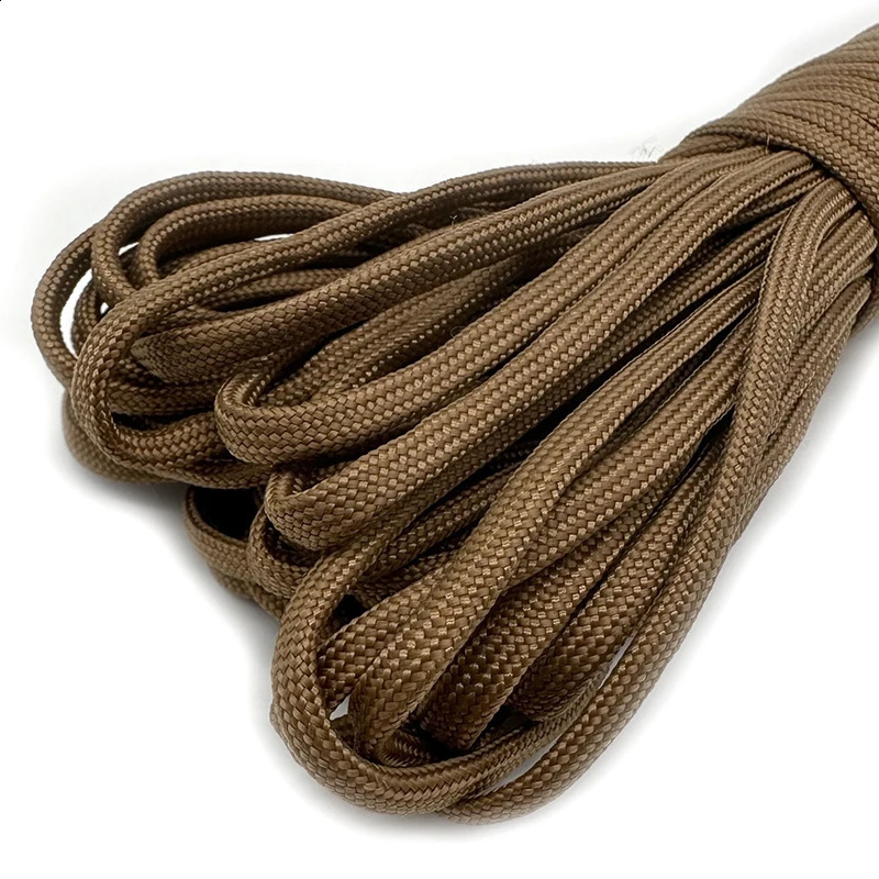 550 Paracord Outdoor Camping 5 15 30 M Dia4mm For Survival Lanyard Parachute Rope Hiking Tent Accessories 7 Cores Cord 4 Size 250213