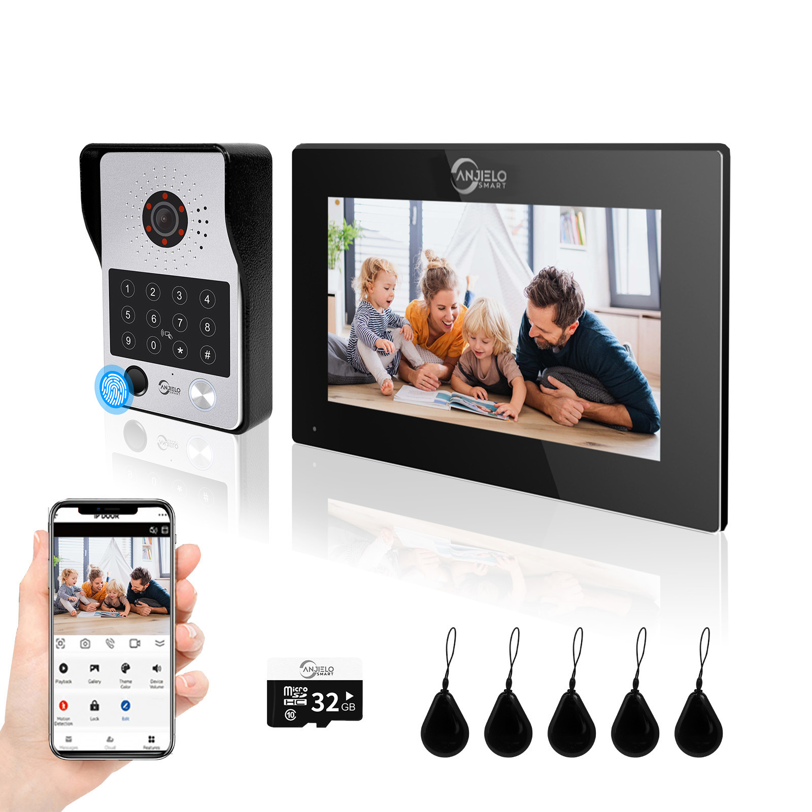 smart home enhancement tuyas 1080p highdefinition ip video doorbell intercom
