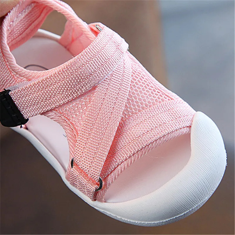 Summer Infant Toddler Shoes Baby Girls Boys Casual Shoes Non-Slip Breathable High Quality Kids Anti-collision Beach Shoes 250219