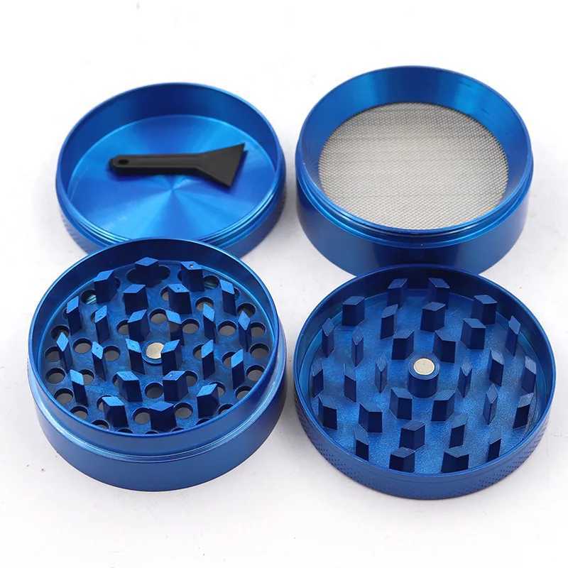 High Quality 40mm 50mm Grass Grinders 4 Layer Herb Grinders Metal Crusher Zinc Alloy Spice Mill DIY Tools Accessories T250218