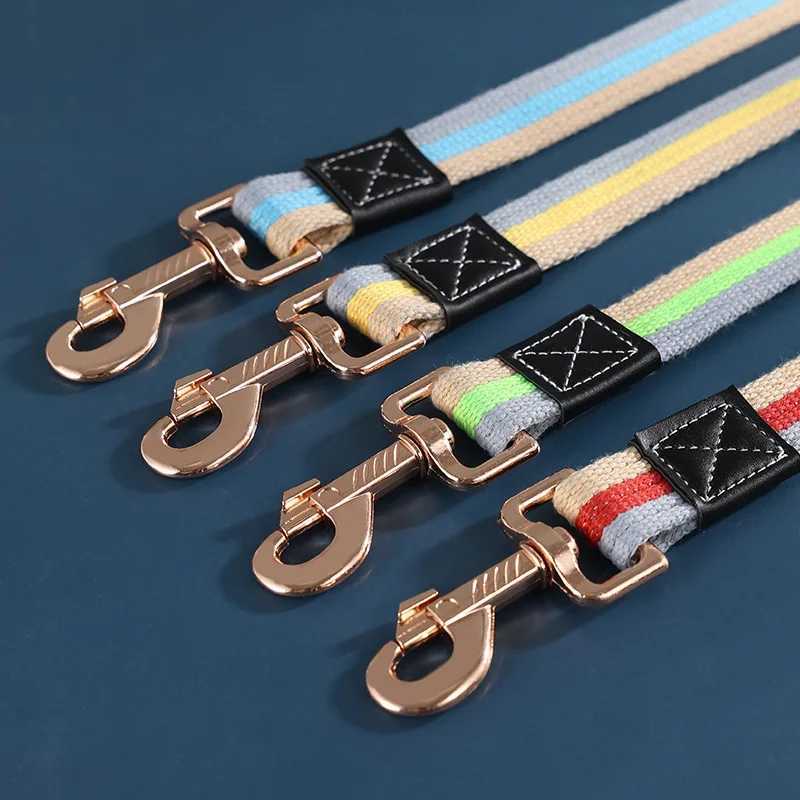 2m Long Dog Training Leash Pet Lead Non-Slip Rubber Nylon Training Walking Rope Work Dog Leashes For Small Medium Large Big DogsXJ250218
