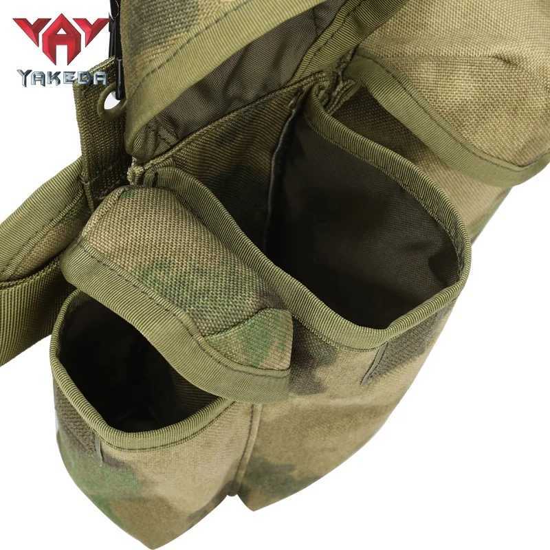 YAKEDA 1000D nylon Green Camouflage Harness Vest Tactical Chest RigXJ250219
