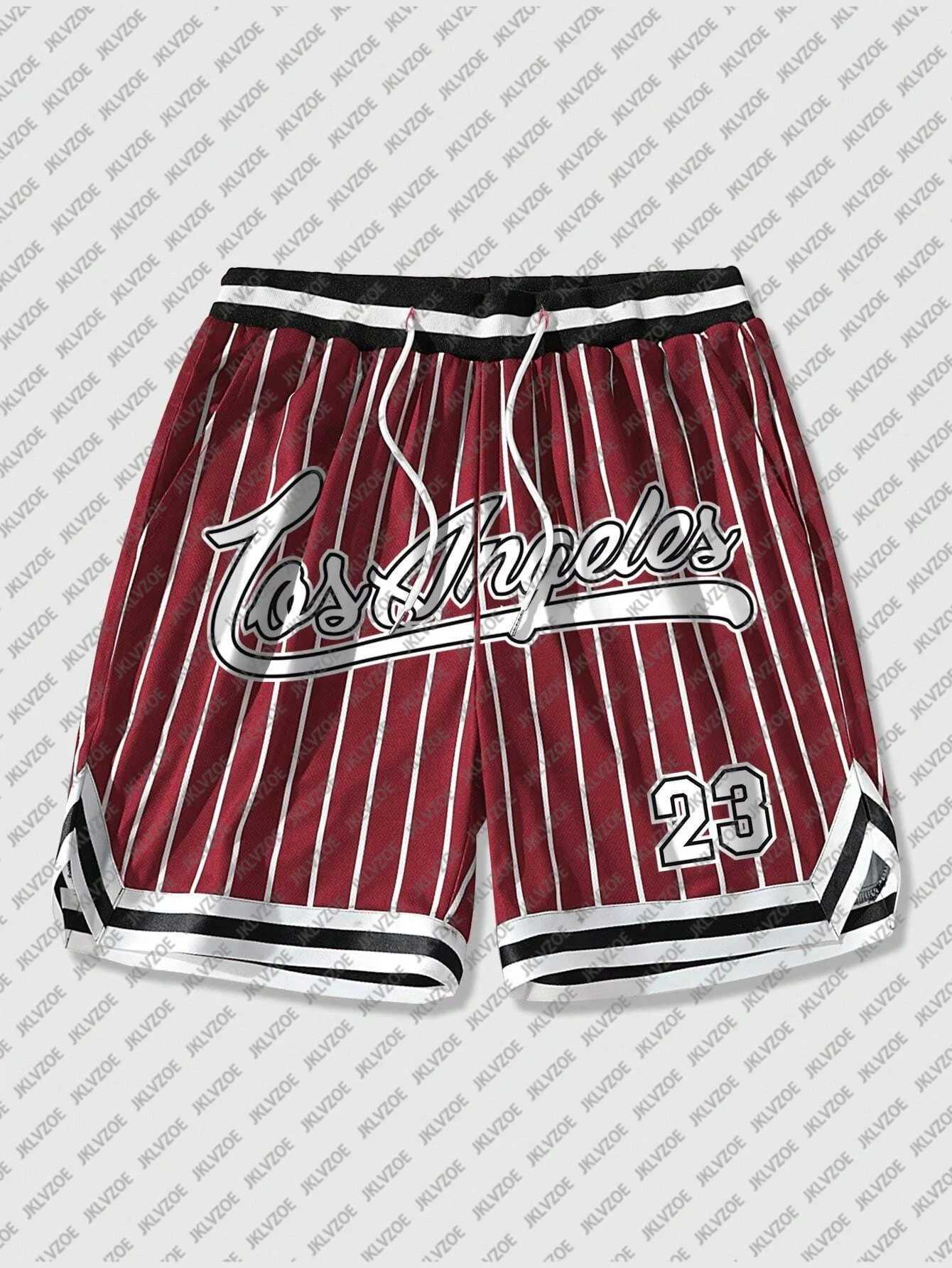 Men's Shorts Los Angeles #23 basketball shorts mens loose beach shorts summer womens quick dry shorts 3D casual over sport shorts z250219