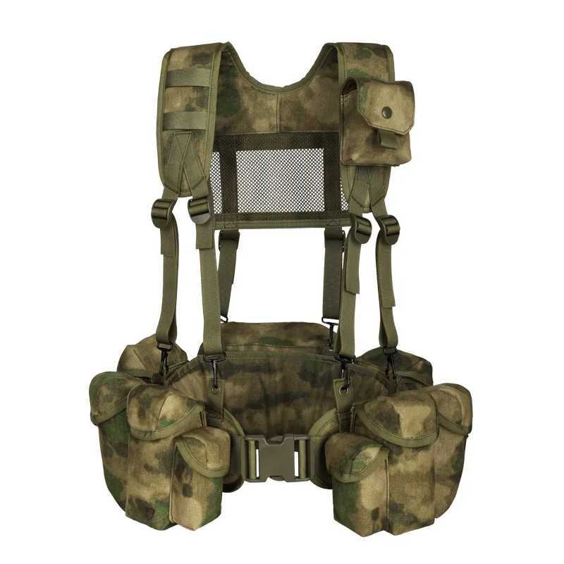 YAKEDA 1000D nylon Green Camouflage Harness Vest Tactical Chest RigXJ250219
