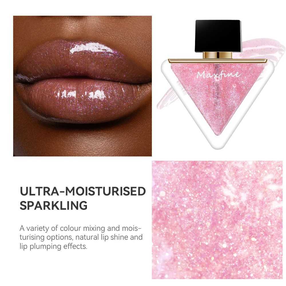 4-color moisturizing lip triangle oil moisturizing transparent lip oil naturally enhances lip gloss.W250219
