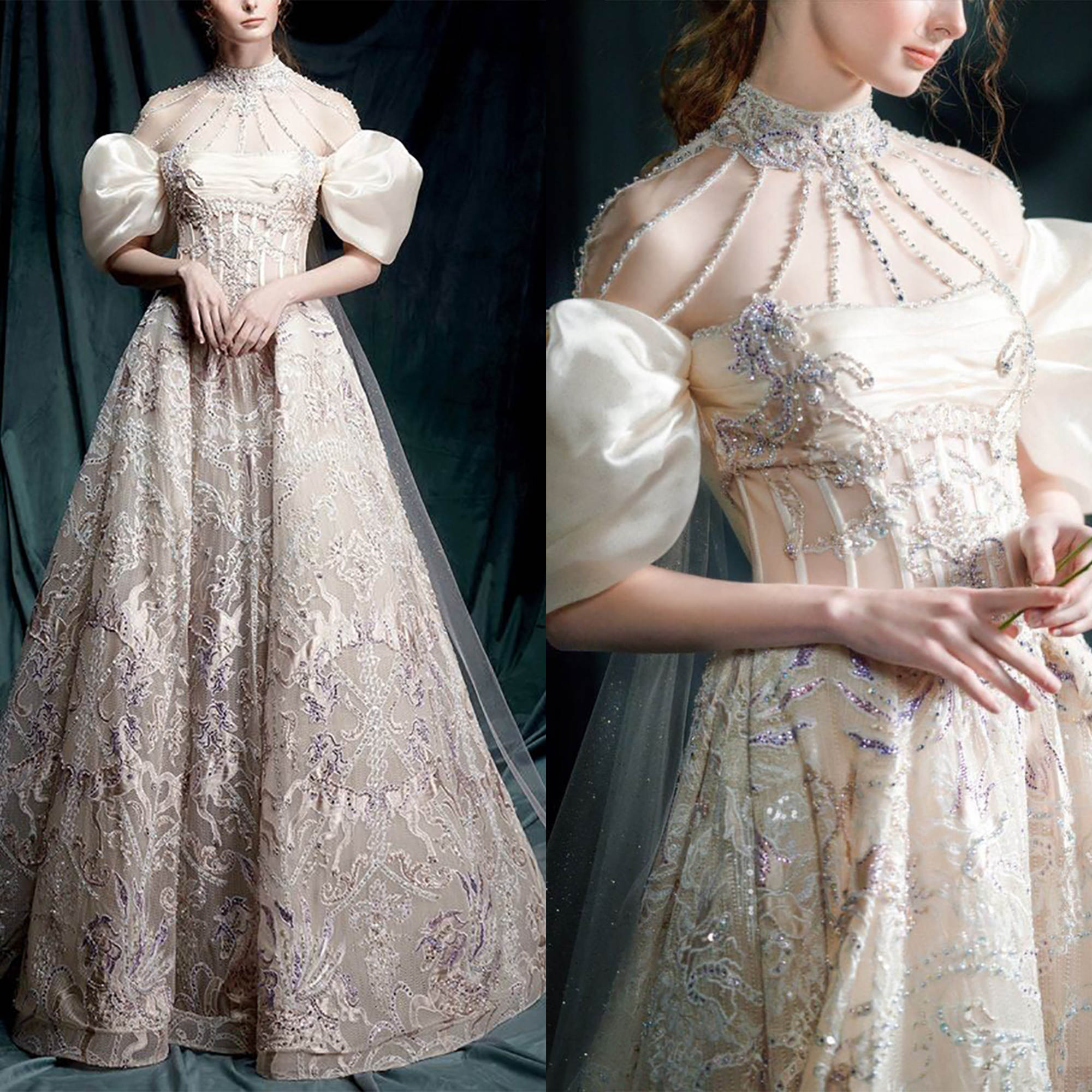 20205 Brilliant Prom Evening Dresses Off The Shoulder Appliques LSequins Evening Party Dress Floor-Length Special Occasion Customized Plus Size Vestid