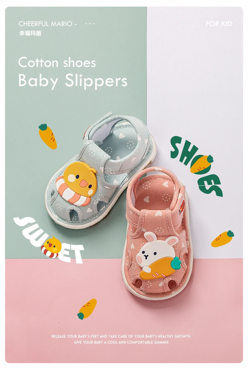 Cheerful Mario Baby shoes Cute vocalizing baby shoes Cartoon animal toddler shoes for boys and girls 250219