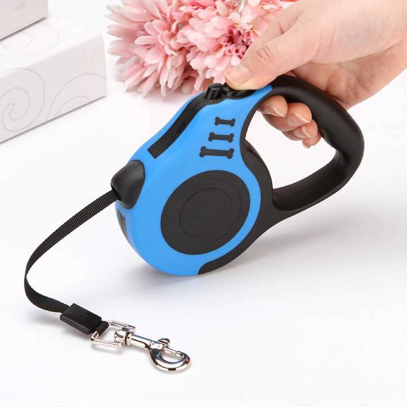 3M/5M Retractable Dog Leash Automatic Retractable Durable Nylon Lead Puppy Outdoor Travel Walking Traction Rope Pet SuppliesXJ250218