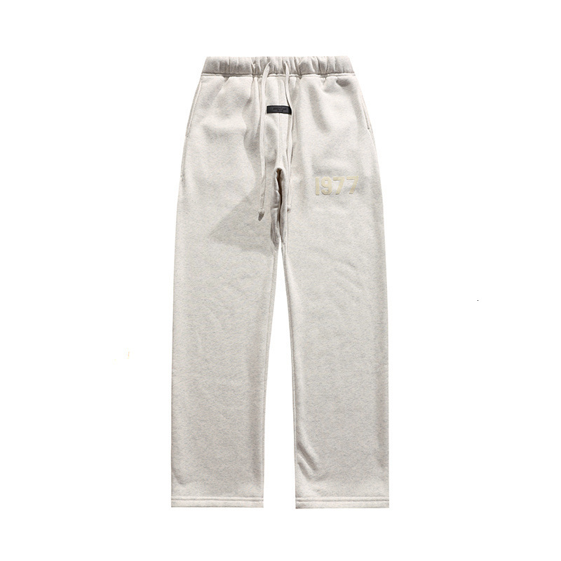 Trendy FOG Double Line ESSENTIALS Season 8 1977 Plush Casual For Men And Women High Street Guard Pants