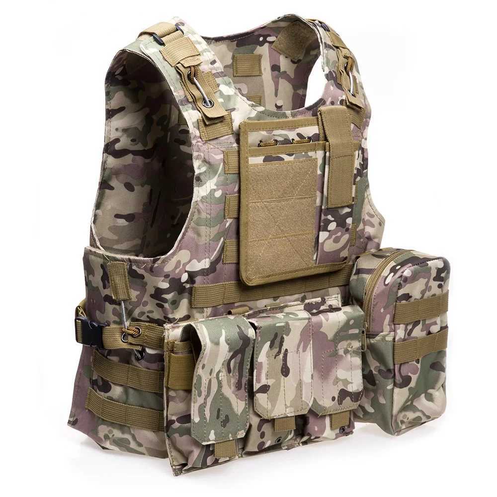Outlife USMC Airsoft CS Military Molle Combat Assault Plate Carrier Outdoor Clothing Hunting Vest Security Outdoor VestXJ250219
