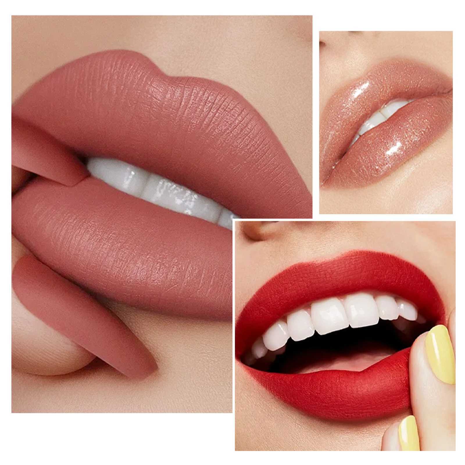 12 colors set matte lip gloss long-lasting smooth velvet texture for womens music festival make-upW250219