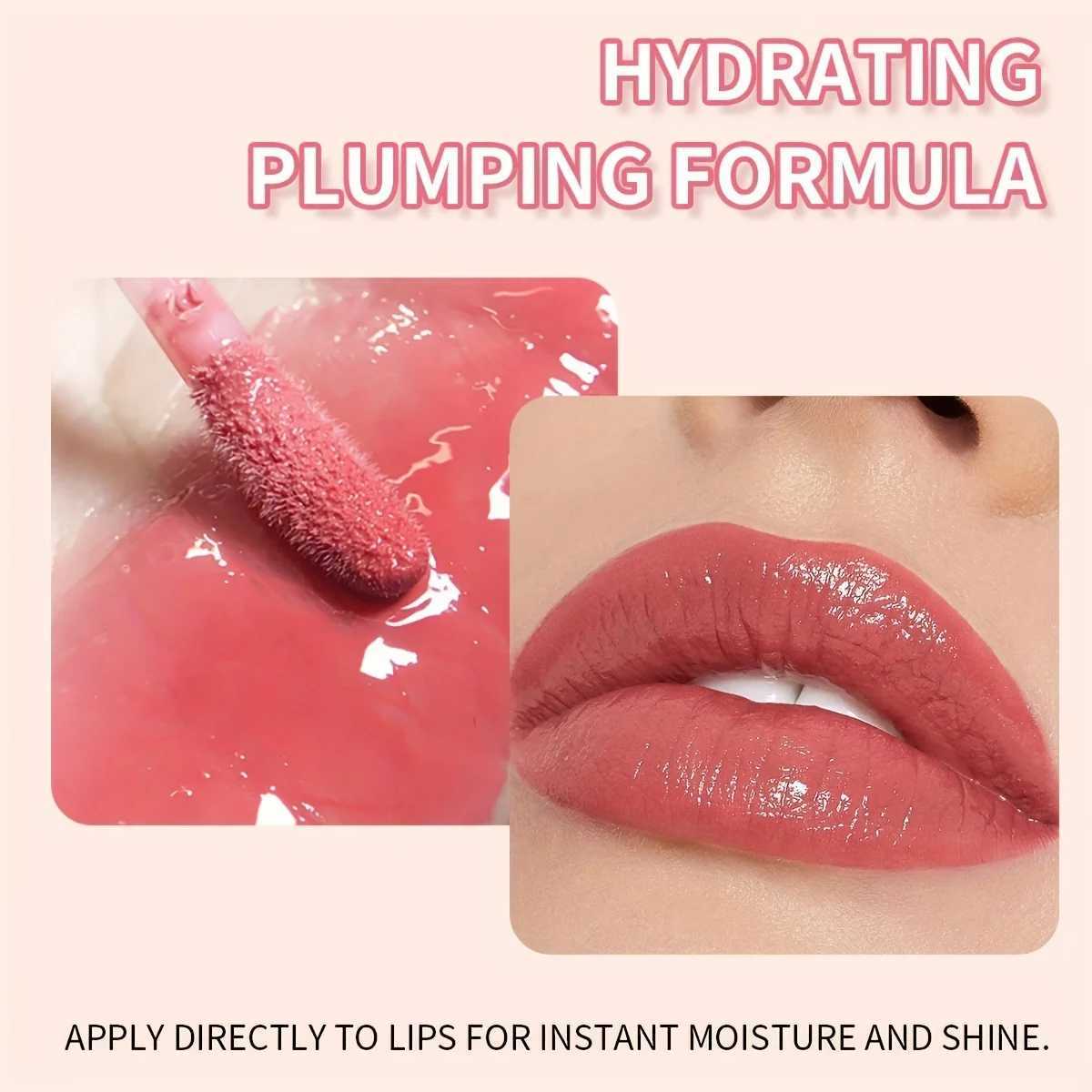 Moisturizing Liquid Lipstick Long-Lasting 12 Color Lip Glaze Lightweight Plumping Lip Gloss Lip MakeupW250219