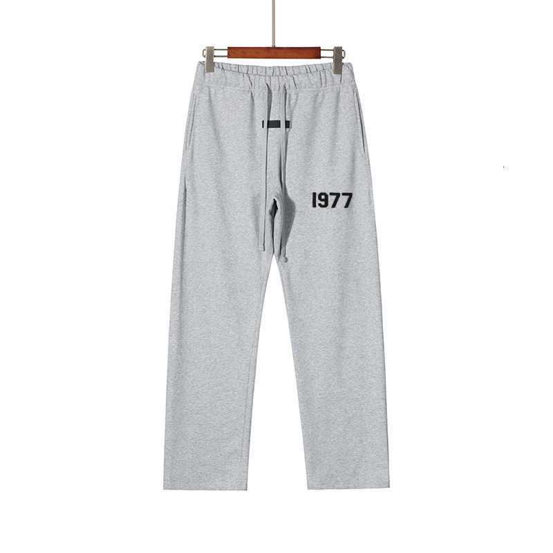 Trendy FOG Double Line ESSENTIALS Season 8 1977 Plush Casual For Men And Women High Street Guard Pants