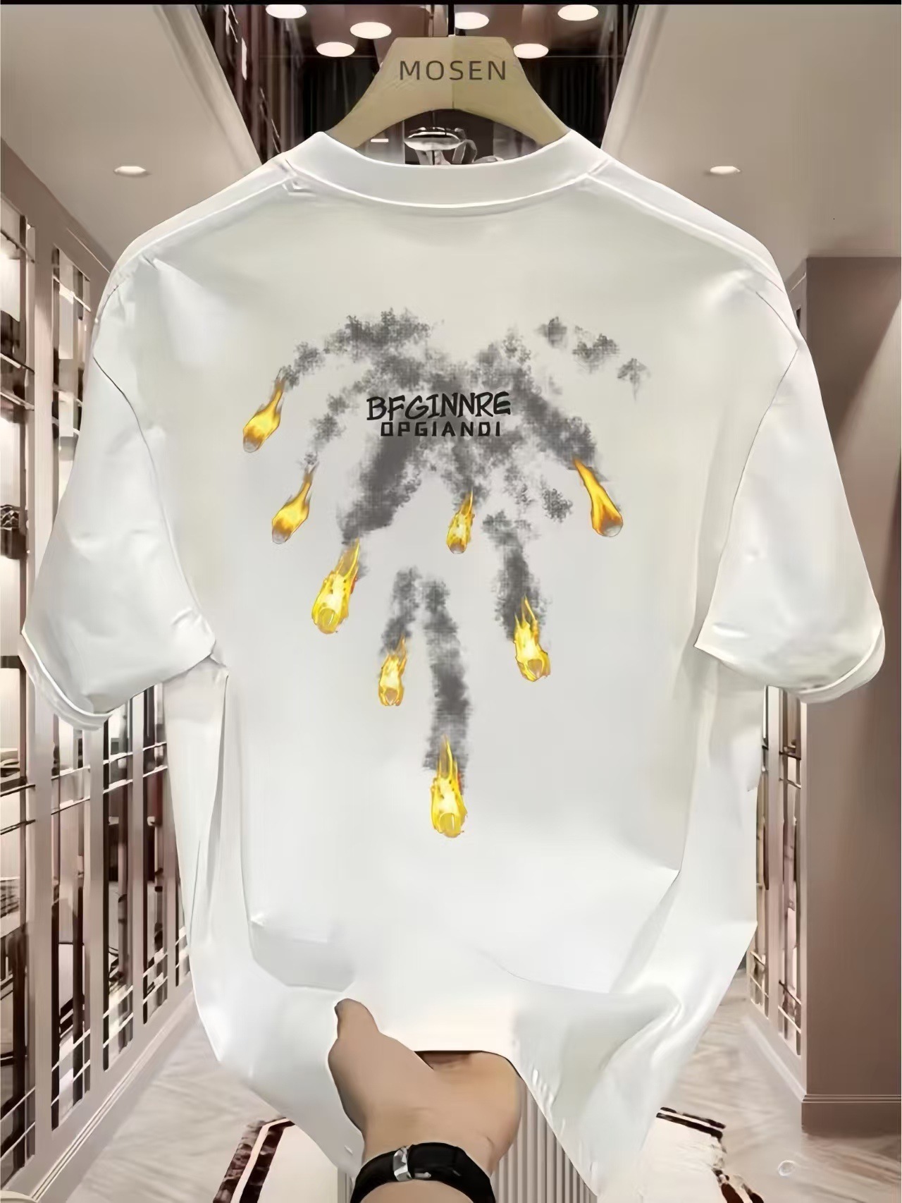 2025 New Short Sleeve Men's Designer T-shirt Loose Large Lion Personalized Printed Half Sleeve Fashion Casual T-shirt Summer Men And Women