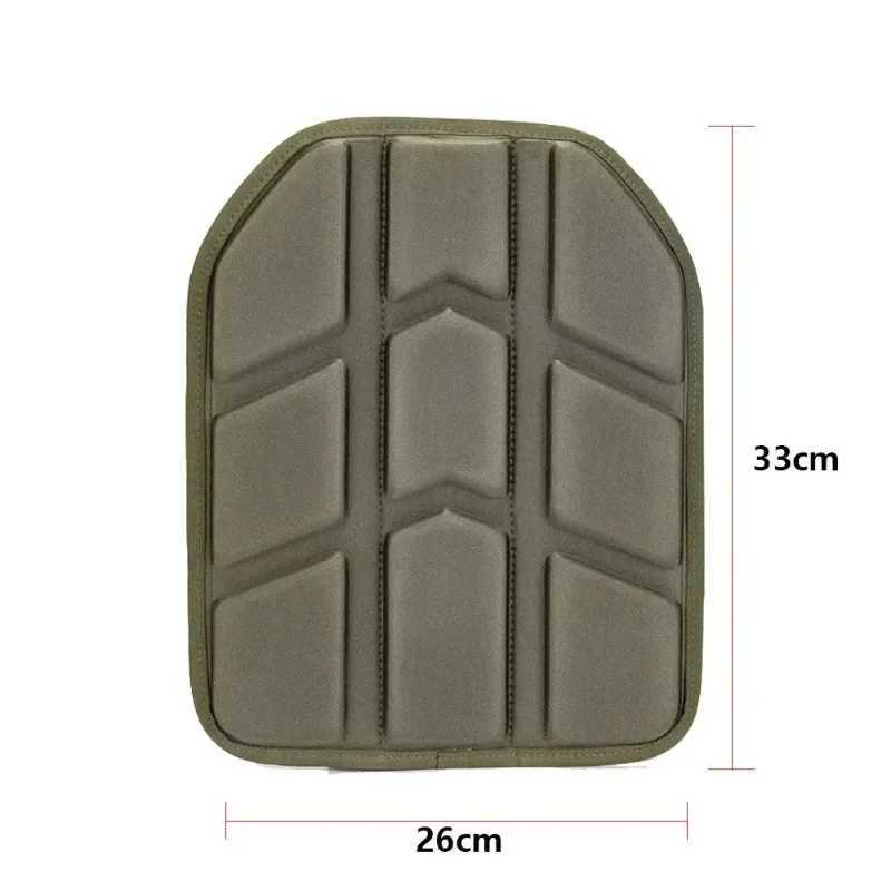 Removable Molded Tactical Vest Pad for Paintball Game Vest Tactical Plate Carrier Vest Cushion 26x33cmXJ250219