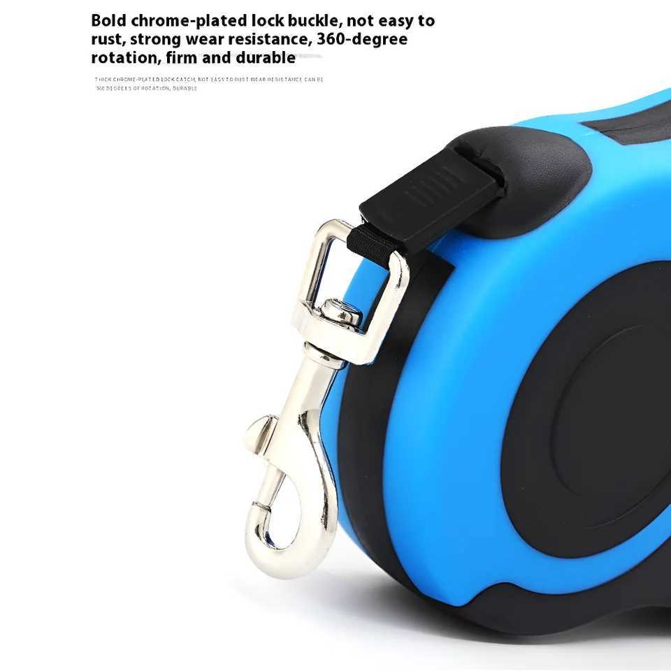 3m 5m Dog traction Leash for Dogs Cat Automatic Retractable Durable Nylon Lead Puppy Outdoor Travel Walking Hiking Traction RopeXJ250218