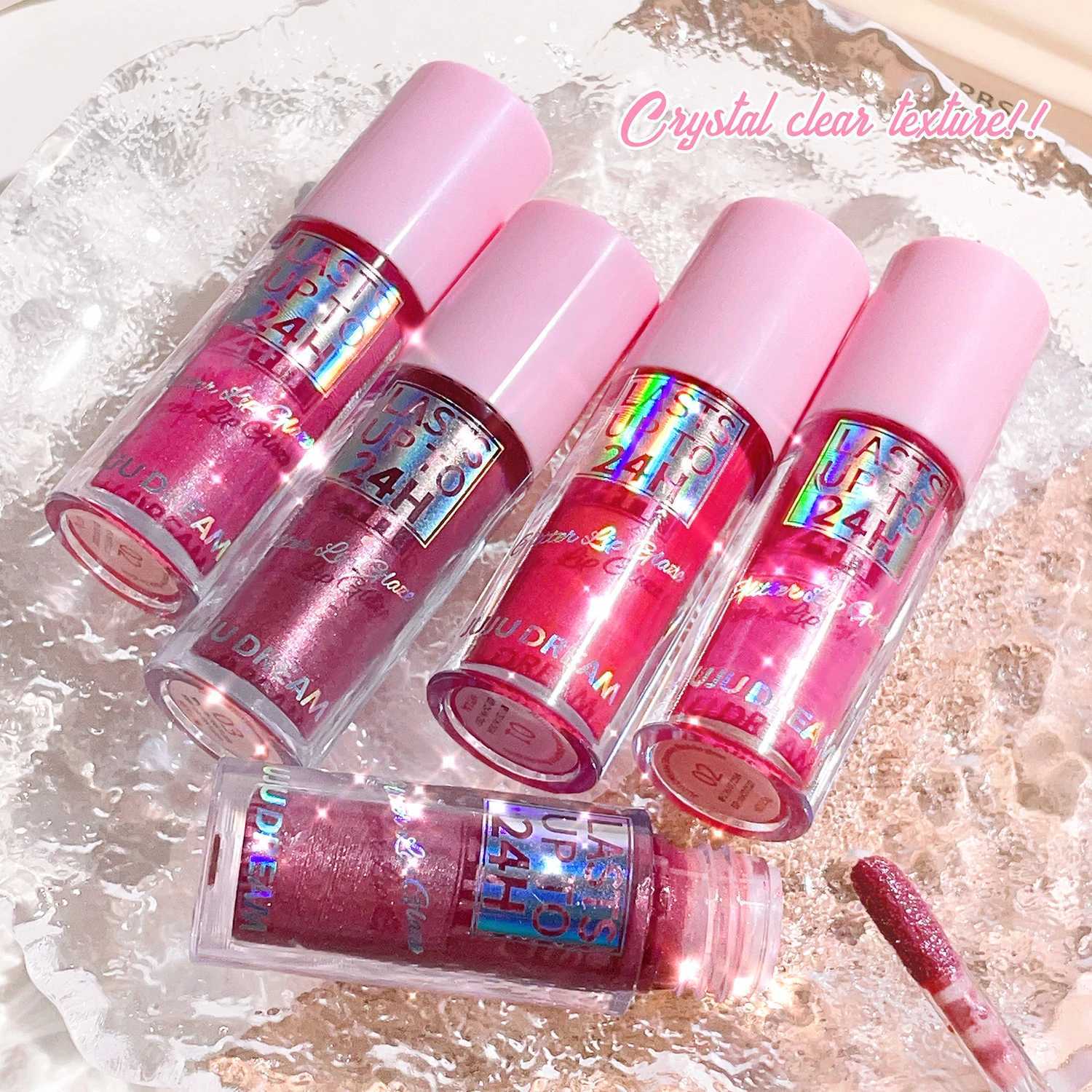 Glitter Liquid Lipstick Shiny Smooth Lip Color Long-Lasting Waterproof Lip Oil Moisturizing Lip Lacquer for Normal Skin - HigW250219
