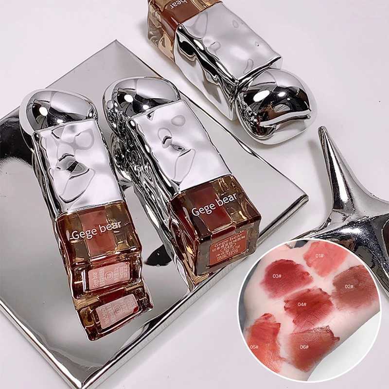 Gegebear Soft Mist Velvet Lip glaze Mist Lip gloss with white lipstick red matte makeup and color beauty must haveW250219