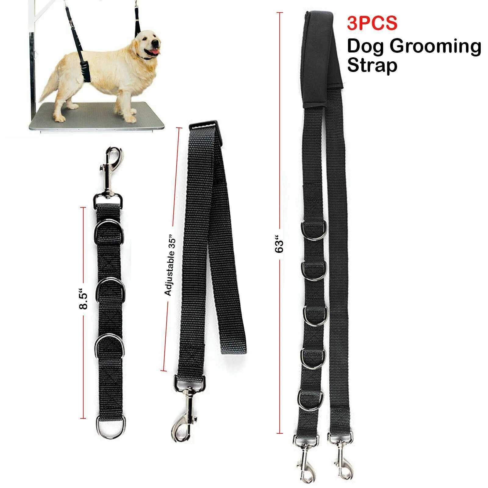 Pet Grooming Strap Set Dog Leash Solid Dog Chain Dog Collar Bath Supplies Grooming RopeXJ250218