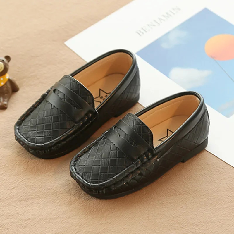 Toddler Moccasins Baby Boys Girls leather Shoes Vintage Fashion Soft Kids Loafers Children Flats Casual Boat Shoes Party Loafers 250219