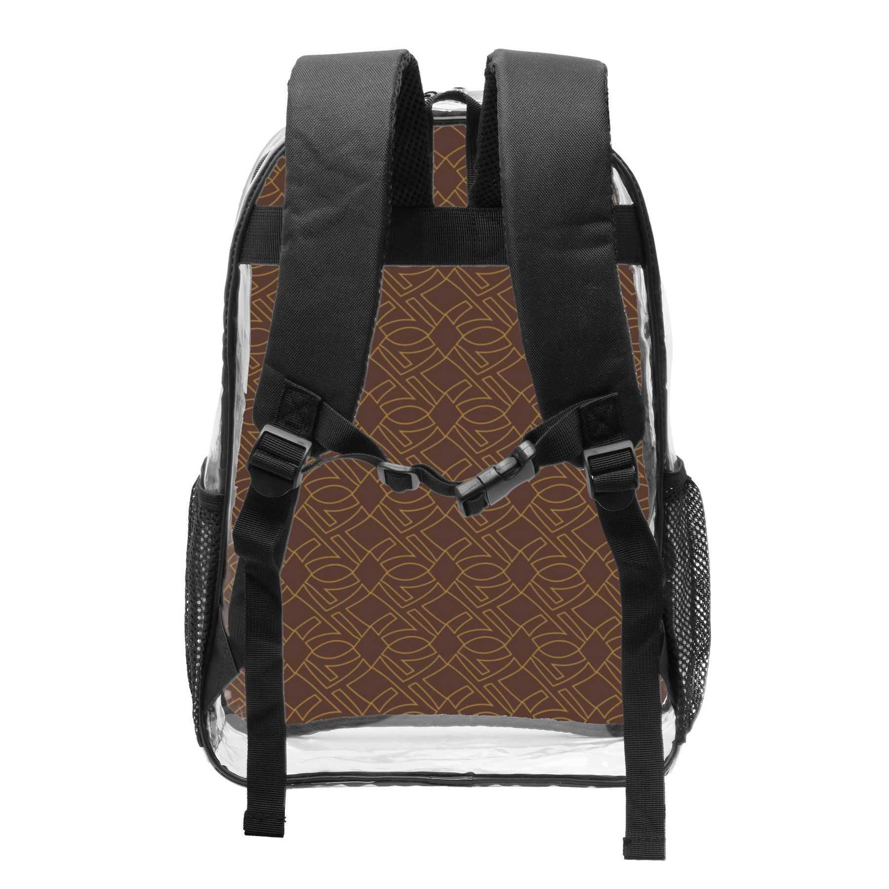 NXY backpack NXY Transparent Backpack Casual Zipper Waterproof Clear Backpack School Bag Visible PVC Backpack Travel Bag